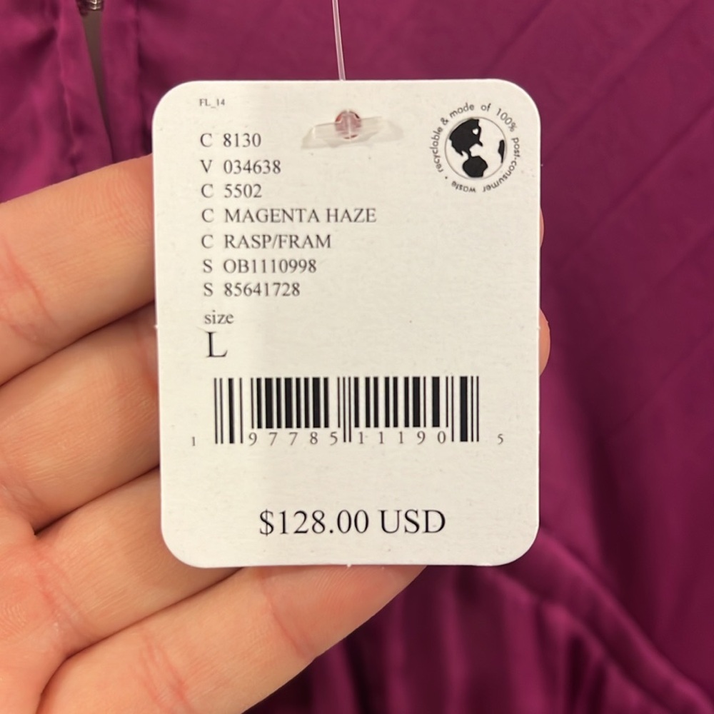 Free People Fuchsia Plunging Mini Dress - Picture 5 of 7